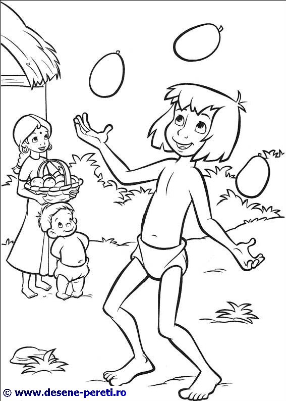 jungle book desene colorat